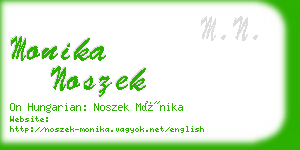 monika noszek business card
